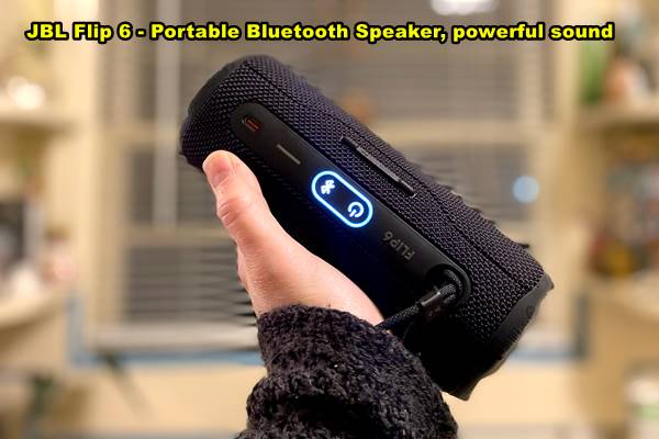 JBL Flip 6 - Portable Bluetooth Speaker, powerful sound