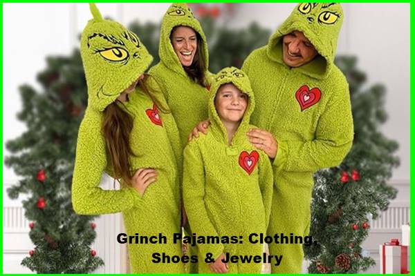 Grinch Pajamas: Clothing, Shoes & Jewelry